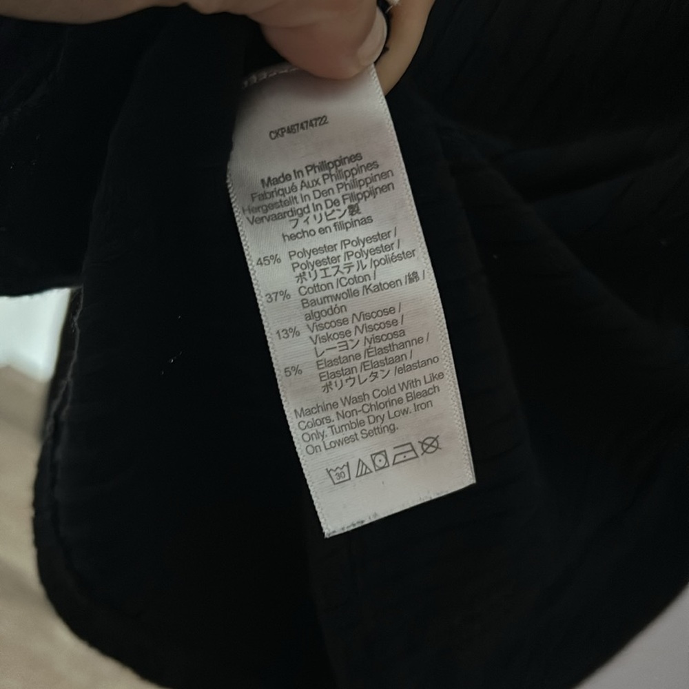 madewell black long sleeve top - Picture 5 of 5